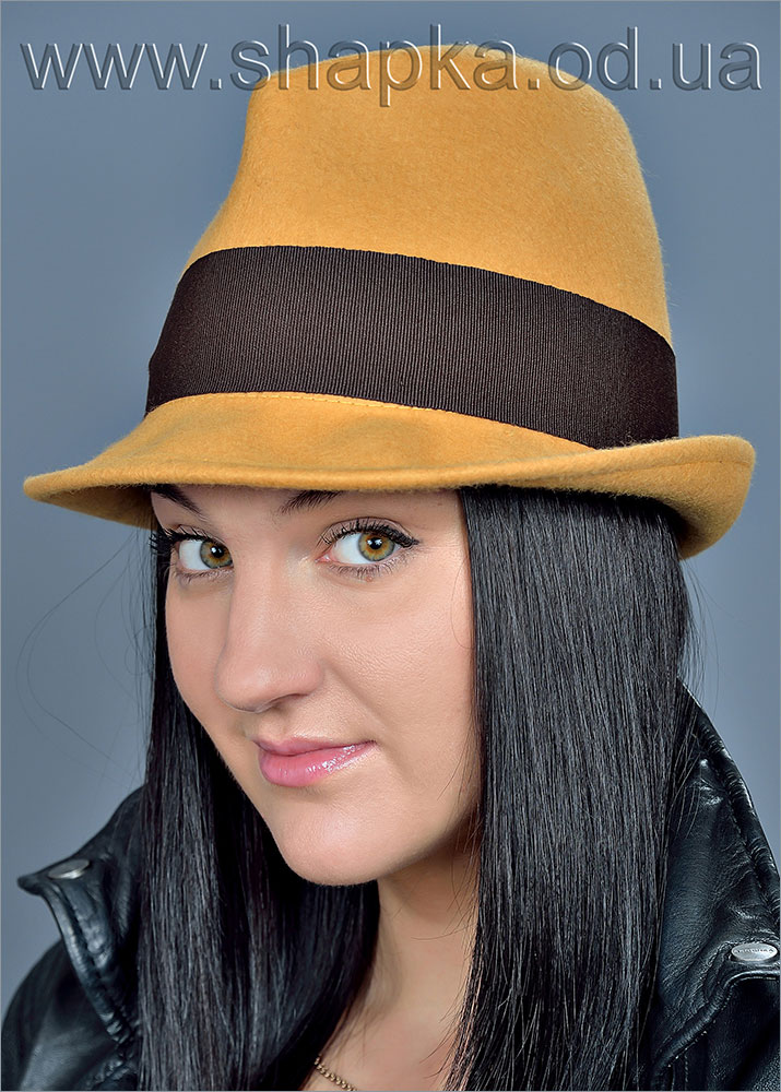 Женская фетровая шляпа арт. 15844